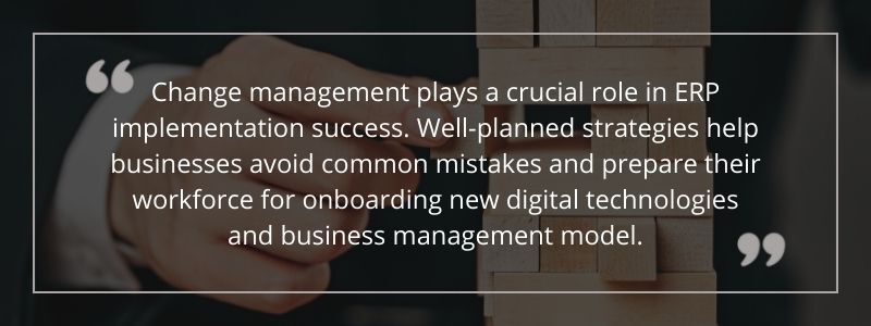 ERP Change Management Strategies Cloud ERP System
